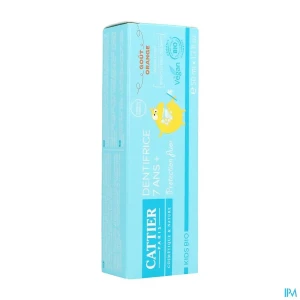 Cattier kids dentifrice 7ans+ orange bio 50ml | Aesiel