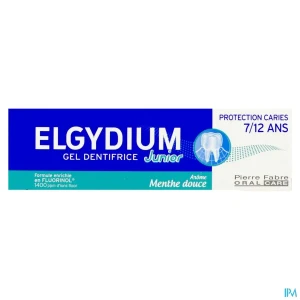 Elgydium junior protection caries gel 7/12ans menthe douce 50ml | Aesiel
