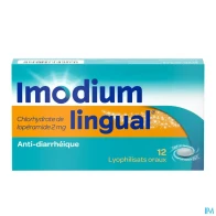 Imodiumlingual 2mg lyophilisat oral 12 | Aesiel