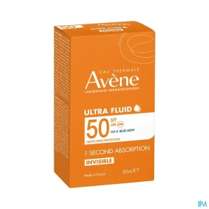 Eau thermale avene solaire ultra fluid spf50+ 50ml | Aesiel