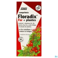 Salus floradix fer + plantes comprime 84 | Aesiel
