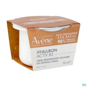 Eau thermale avene hyaluron activ b3 recharge crème regeneration cellulaire 50ml | Aesiel