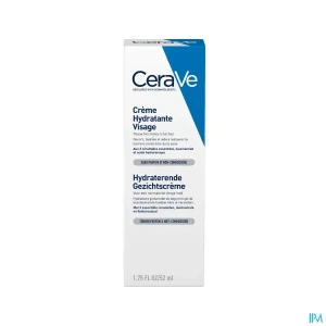 Cerave cr hydratante visage 52ml | Aesiel