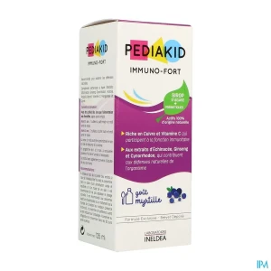 Pediakid immuno fortifiant sol buv fl 125ml | Aesiel
