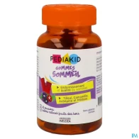 Ineldea pediakid gommes sommeil ourson fruits des bois 60 | Aesiel