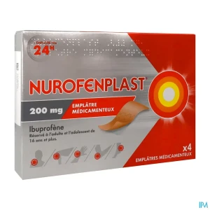 Nurofenplast 200mg emplatre medicamenteux sachet 4 | Aesiel