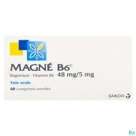 Magne b6 48mg/5mg comprime 60 | Aesiel