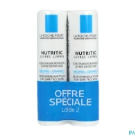 La roche posay nutritic levres soin stick 4ml7 x2 | Aesiel