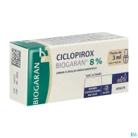 Ciclopirox biogaran 8% vernis a ongles medicamenteux 3ml | Aesiel