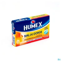 Humex mal gorge lidocaine menthe glaciale sans sucre pastille 24 | Aesiel