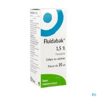 Fluidabak 1.5% collyre solution 10ml | Aesiel