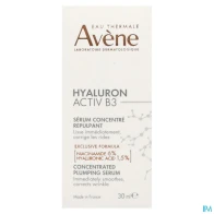 Eau thermale avene hyaluron activ b3 serum concentre repulpant 30ml | Aesiel
