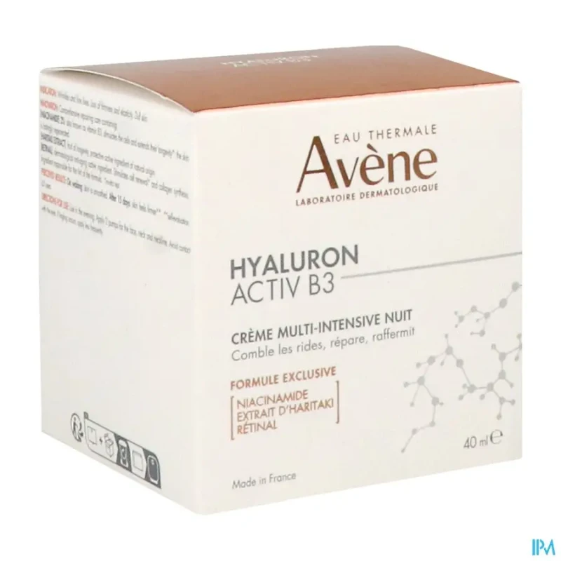 Eau thermale avene hyaluron activ b3 nuit crème multi intensive 40ml | Aesiel Eau thermale avene hyaluron activ b3 nuit crème multi intensive 40ml | Aesiel