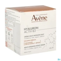 Eau thermale avene hyaluron activ b3 nuit crème multi intensive 40ml | Aesiel