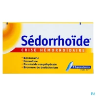 Sedorrhoide crise hemorroidaire suppositoire 8 | Aesiel