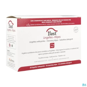 Ilast lingette nettoyante paupieres x20 | Aesiel