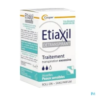 Cooper etiaxil detranspirant aisselles peaux sensibles roll 15ml | Aesiel