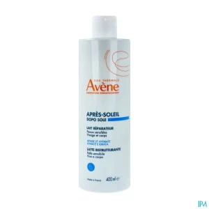 Eau thermale avene solaire reparateur apres soleil gel lacte 400ml | Aesiel