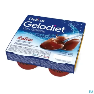 Gelodiet eau gelifiee raisin 120g x4 | Aesiel