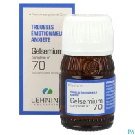 Lehning complexe 70 gelsemium solution buvable 30ml | Aesiel