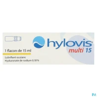 Hylovis multi solution ophtalmique lubrifiant 15ml | Aesiel