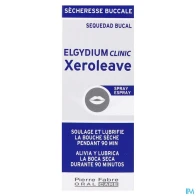 Elgydium clinic xeroleave spray buccal lubrifiant pour bouche seche dispositif medical 70ml | Aesiel