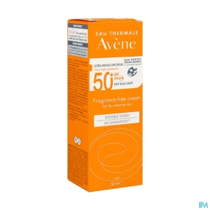 Eau thermale avene solaire crème spf50+ sans parfum 50ml | Aesiel