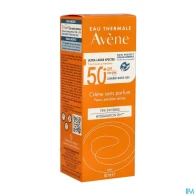 Eau thermale avene solaire crème spf50+ sans parfum 50ml | Aesiel