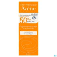 Eau thermale avene solaire crème spf50+ sans parfum 50ml | Aesiel