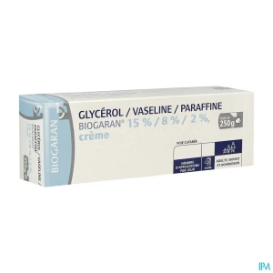 Glycerol vaseline paraffine biogaran crème 250g | Aesiel