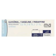 Glycerol vaseline paraffine biogaran crème 250g | Aesiel