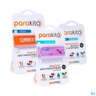 Parakito bracelet antimoustique pack 2 recharges | Aesiel