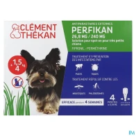 Clement thekan perfikan spot on chien 1kg5/4kg x4 | Aesiel