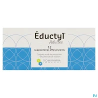 Eductyl adulte suppositoire effervescent 12 | Aesiel