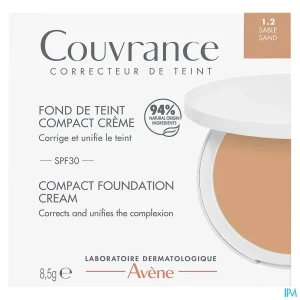 Eau thermale avene couvrance fond de teint crème sable 1.2 | Aesiel