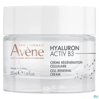 Eau thermale avene hyaluron activ b3 jour crème regeneration cellulaire 50ml | Aesiel