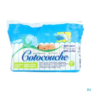 Cotocouche couche pour bebe 1age sachet 30 | Aesiel