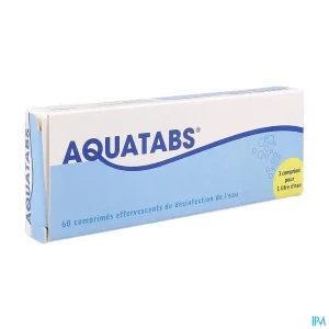 Aquatabs 1l comprime effervescent 60 | Aesiel