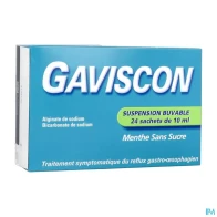 Gaviscon suspension buvable sachet 10ml 24 | Aesiel