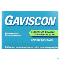 Gaviscon suspension buvable sachet 10ml 24 | Aesiel