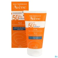Eau thermale avene solaire fluide spf50+ 50ml | Aesiel