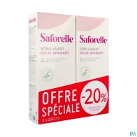 Saforelle soin lavant doux duo flacons 250ml x 2 | Aesiel