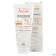 Eau thermale avene solaire lait mineral spf50+ 100ml | Aesiel