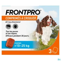 Frontpro antiparasitaire chien 10/25kg comprime 3 | Aesiel