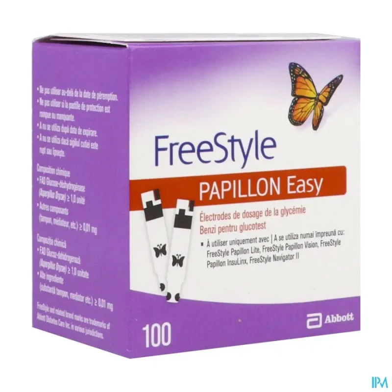 Freestyle papillon easy bandelette electrode 100 | Aesiel Freestyle papillon easy bandelette electrode 100 | Aesiel
