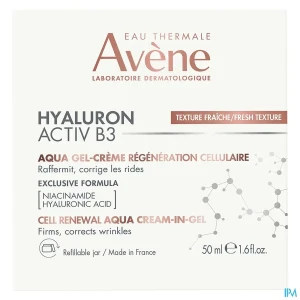 Eau thermale avene hyaluron activ b3 aqua gel crème 50ml | Aesiel