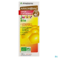 Arkopharma arkoroyal sirop fortifiant junior bio fraise 140ml | Aesiel