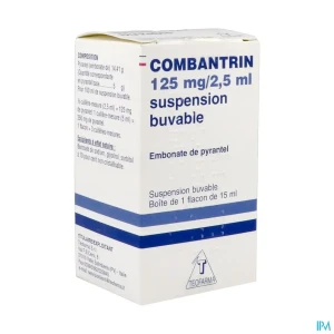 Combantrin 125mg/2ml5 suspension buvable 15ml | Aesiel
