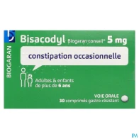 Bisacodyl biogaran conseil 5mg comprime gastroresistant 30 | Aesiel