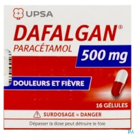 Dafalgan 500mg gelule 16 | Aesiel